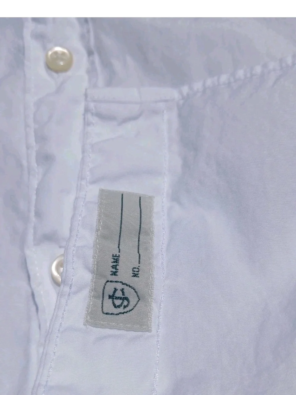 J. Crew Secret Wash White Classic Fit 100% Cotton Button-Down Shirt for Men Sz L